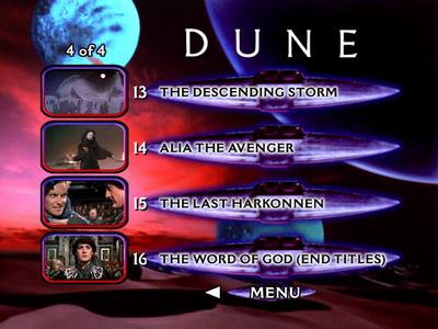 Dune - menus