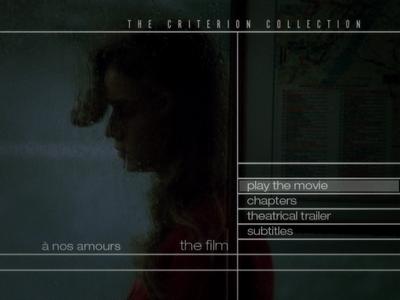 &Agrave; nos amours - menus