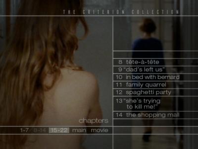 &Agrave; nos amours - menus