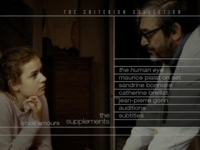 &Agrave; nos amours - menus