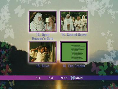 The Romance of Astrea and Celadon - menus