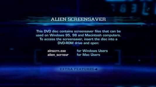 Alien - menus