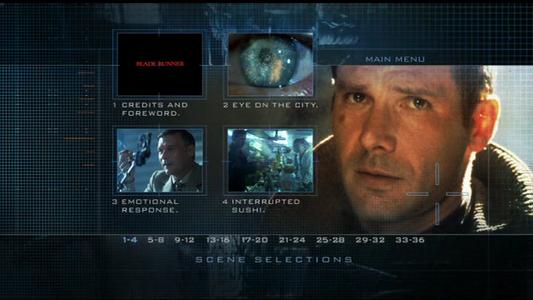 Blade Runner: The Final Cut - menus