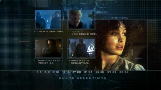 Blade Runner: The Final Cut - menus