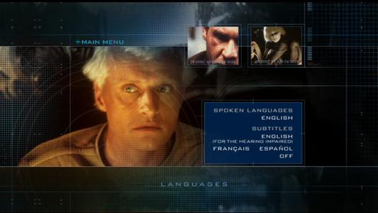 Blade Runner: The Final Cut - menus