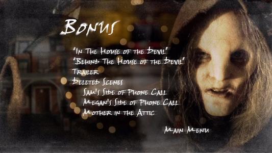 The House of the Devil - menus