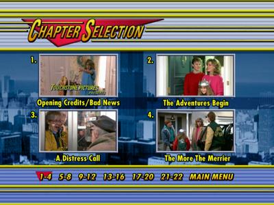 Adventures in Babysitting - menus