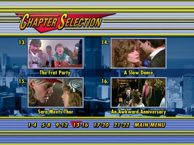 Adventures in Babysitting - menus