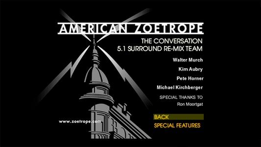 The Conversation - menus