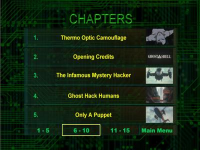 Ghost in the Shell -- menus