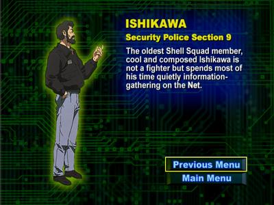 Characters from Ghost in the Shell