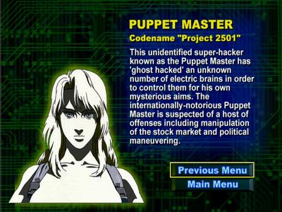 Characters from Ghost in the Shell