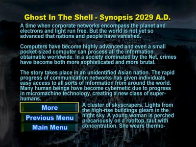 Ghost in the Shell - Synopsis 2029 A.D.