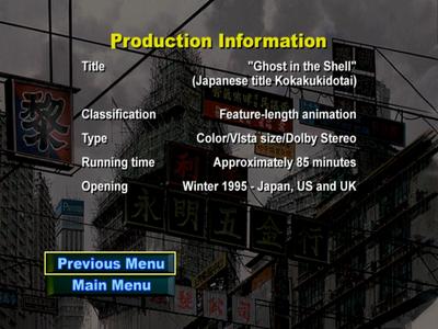 Production Information