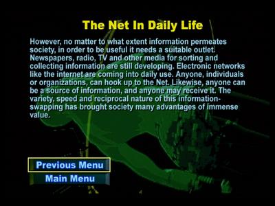 The Net in Daily Life