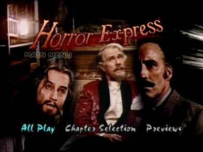 Horror Express -- menus