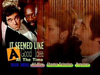 It Seemed Like a Good Idea at the Time -- menus