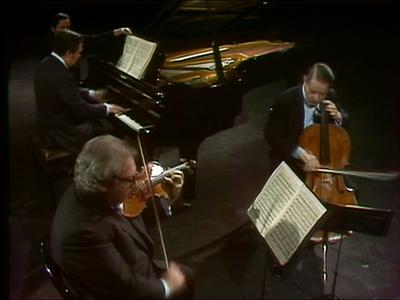 Istomin-Stern-Rose Trio: Brahms: Trio for piano, violin, and cello, no. 1, op. 8