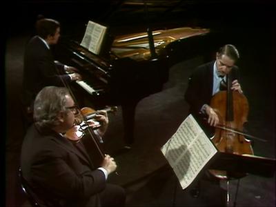 Istomin-Stern-Rose Trio: Brahms: Trio for piano, violin, and cello, no. 1, op. 8