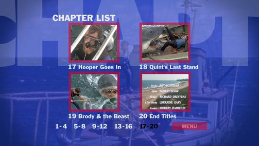 Jaws - menus