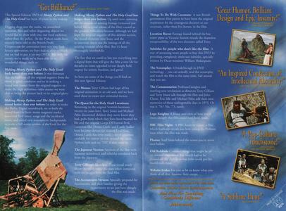 Monty Python and the Holy Grail -- inlay card