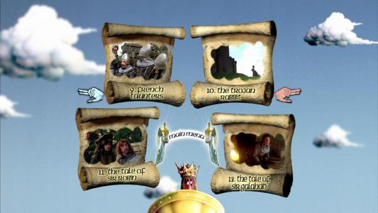 Monty Python and the Holy Grail - menus