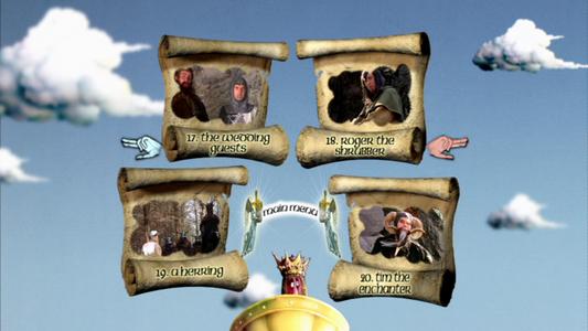 Monty Python and the Holy Grail - menus