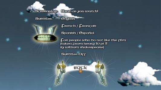 Monty Python and the Holy Grail - menus