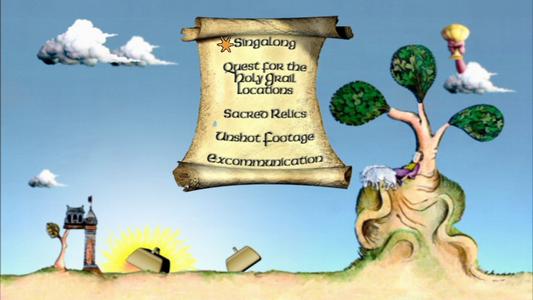 Monty Python and the Holy Grail - menus