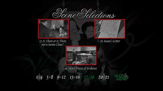 Miracle on 34th Street - menus