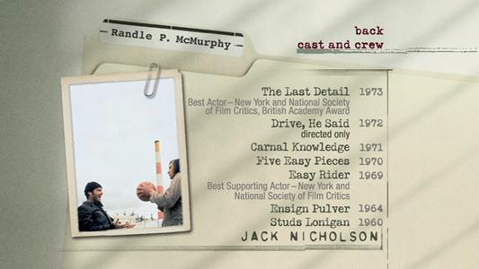 One Flew Over the Cuckoo's Nest - menus