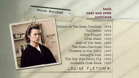 One Flew Over the Cuckoo's Nest - menus