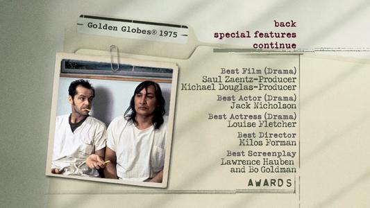 One Flew Over the Cuckoo's Nest - menus