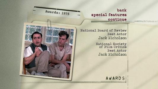 One Flew Over the Cuckoo's Nest - menus