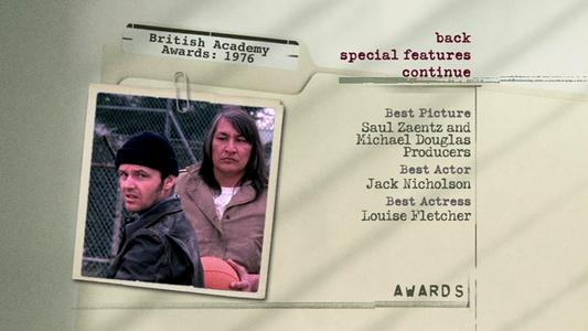 One Flew Over the Cuckoo's Nest - menus