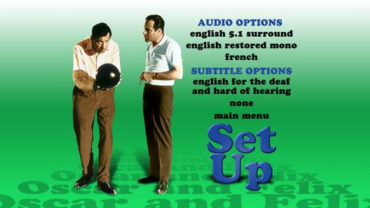 The Odd Couple -- menus