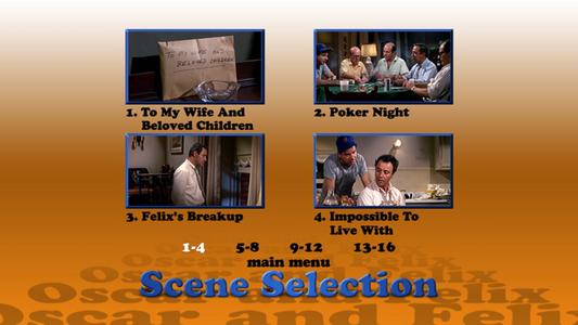 The Odd Couple - menus