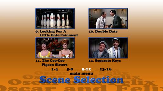 The Odd Couple - menus