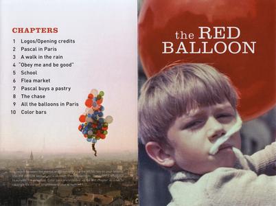 The Red Balloon -- inlay card