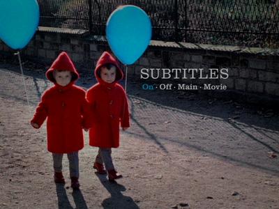 The Red Balloon - menus