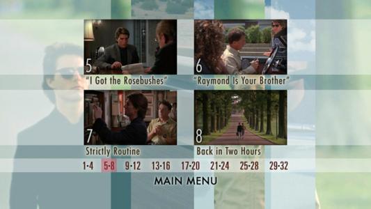 Rain Man - menus