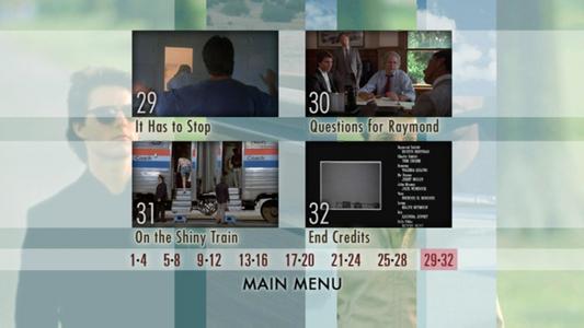 Rain Man - menus