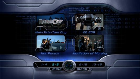 RoboCop -- menus