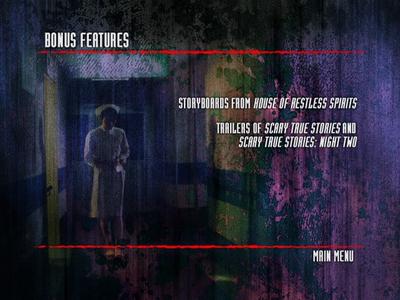 Scary True Stories - menus