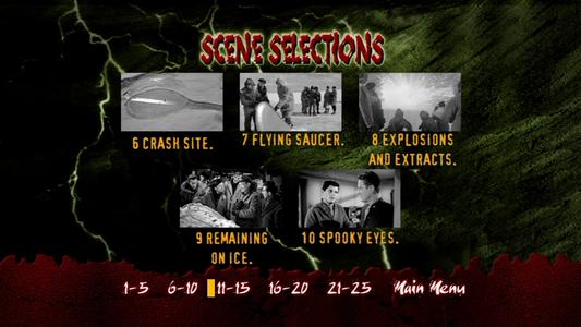 The Thing From Another World - menus