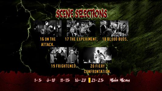 The Thing From Another World - menus