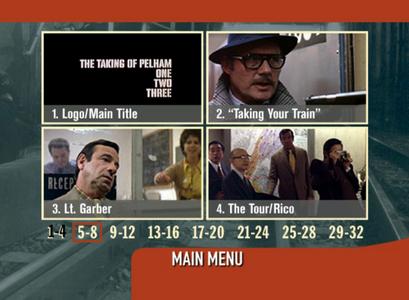 The Taking of Pelham One Two Three -- menus