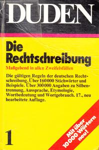 Duden: Die Rechtschreibung (front)