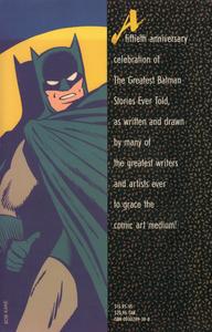 The Greatest Batman Stories Ever Told (back)