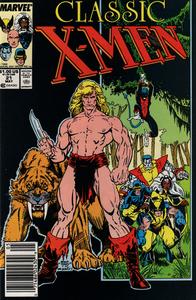Classic X-Men, No. 21 (front)